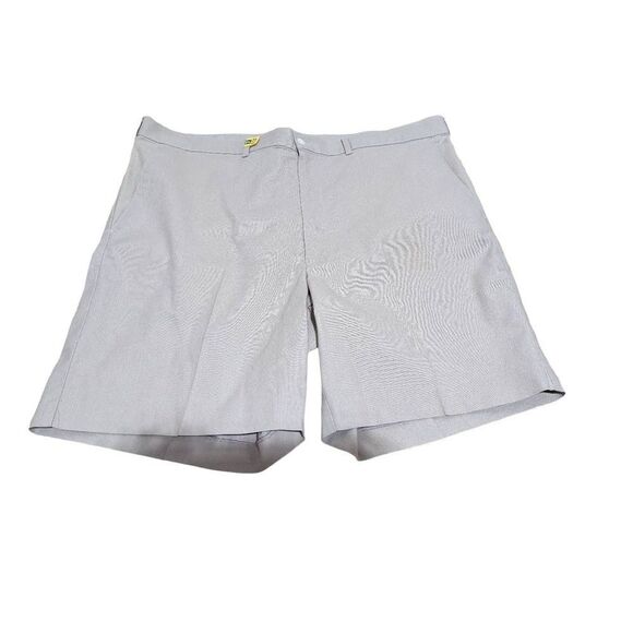 Haggar Casuals Men's Cream Mid-Rise Cotton Blend Chino Shorts Size 40 - Picture 1 of 6